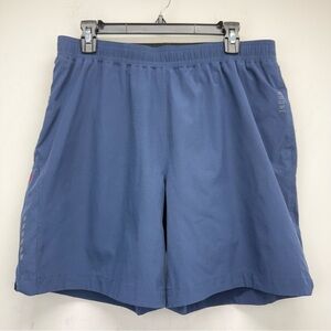 Rhone size Large Men’s Blue Lined Athletic Activewear Workout Gym Shorts